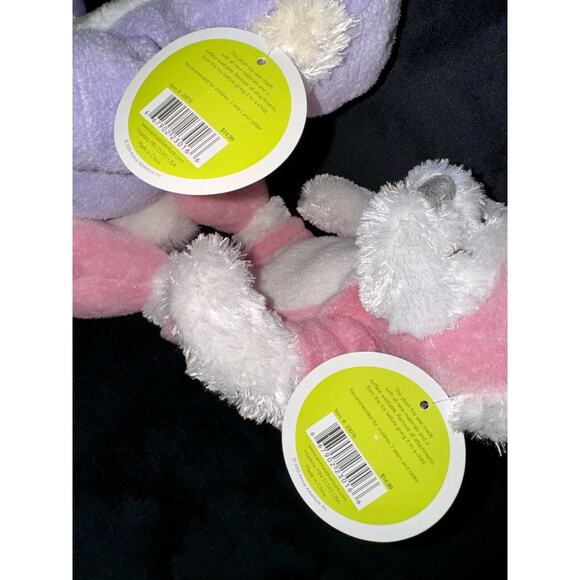 Animal Adventure Teddy Bear in Bunny Rabbit Costume Stuffed Plush Toy Lot of 2 - Picture 3 of 7